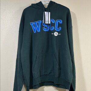 THIS ITEM ONLY $13 WSCC Green Hoodie, Various Sizes, NWT Retail $45